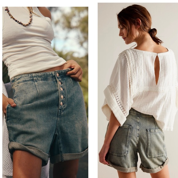 We The Free Pants - FREE PEOPLE WE THE FREE OSAKA SHORTS NWT